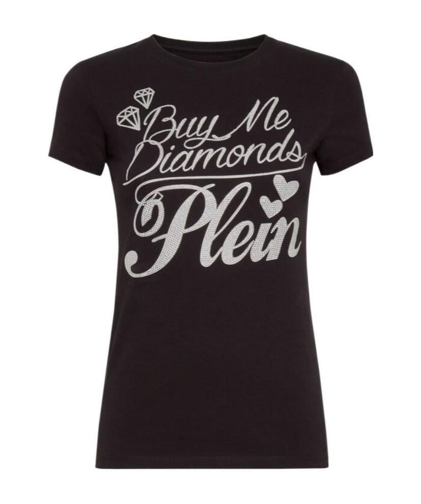 Philipp Plein Logo Details T-shirt In Black