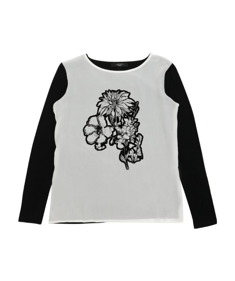 Weekend Max Mara Round-collared T-shirt In Gray