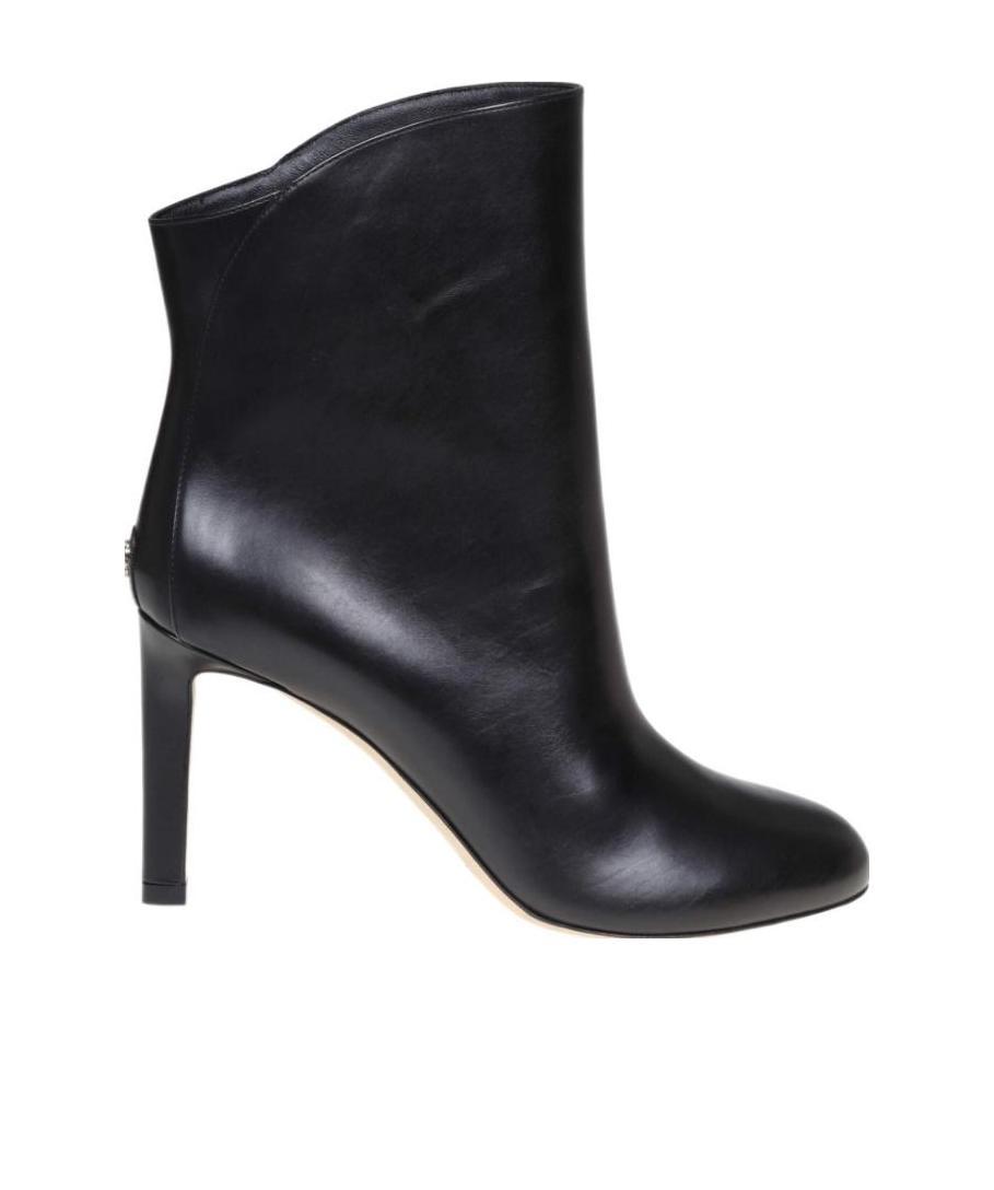Jimmy Choo Karter Heeled Ankle Boots In Black