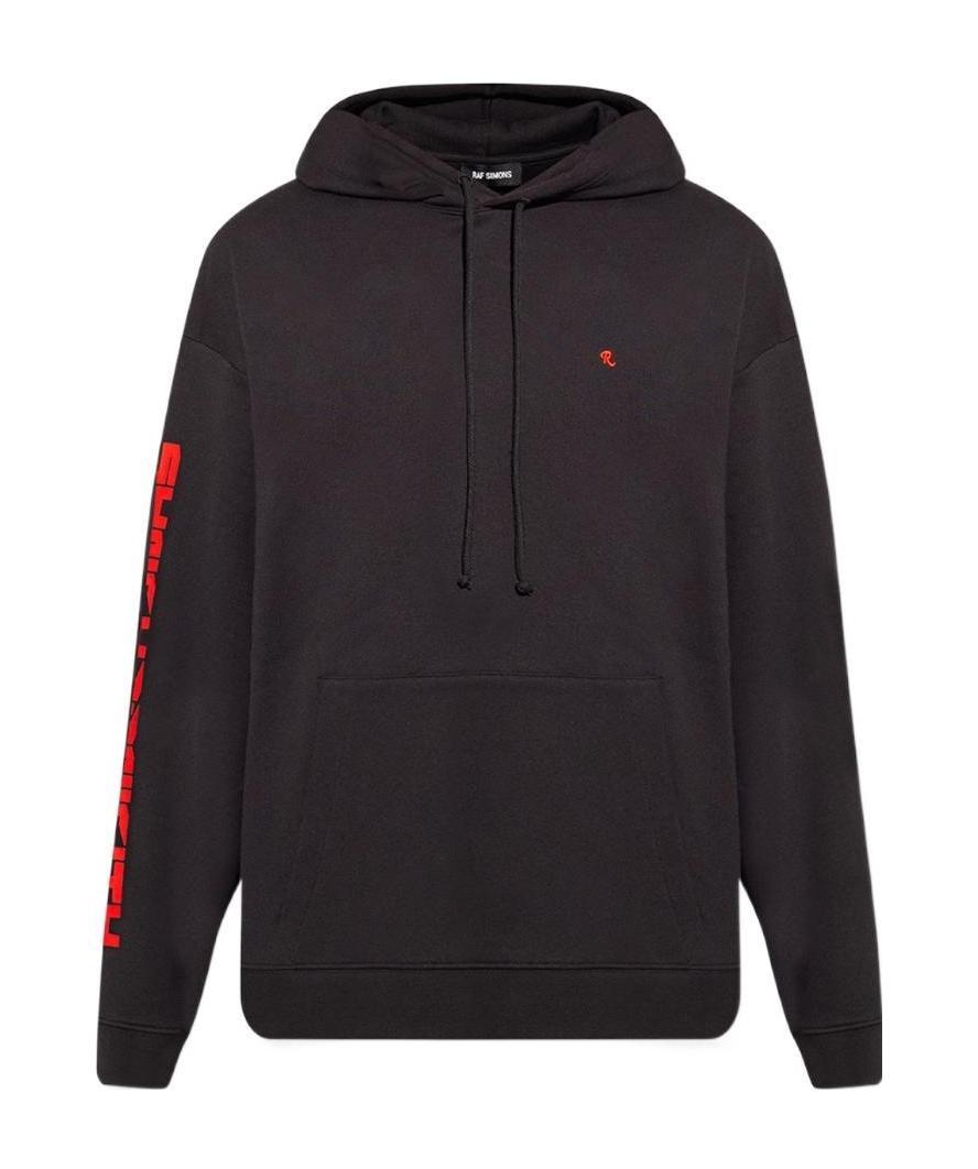 Raf Simons Synchronicity Hoodie In Black