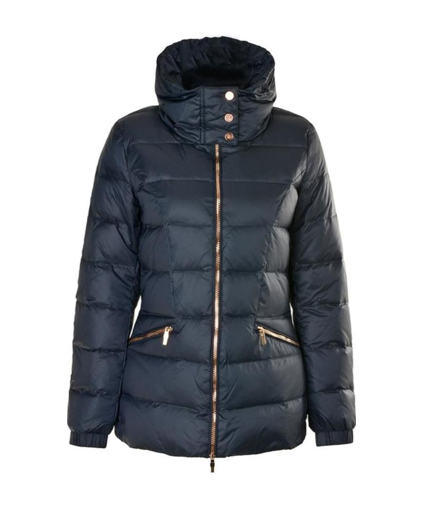 Emporio Armani Logo Details Down Jacket In Black