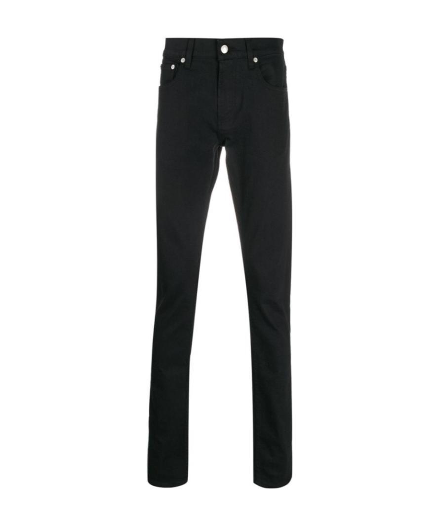 Alexander Mcqueen Trousers Denim Five Pockets In Black