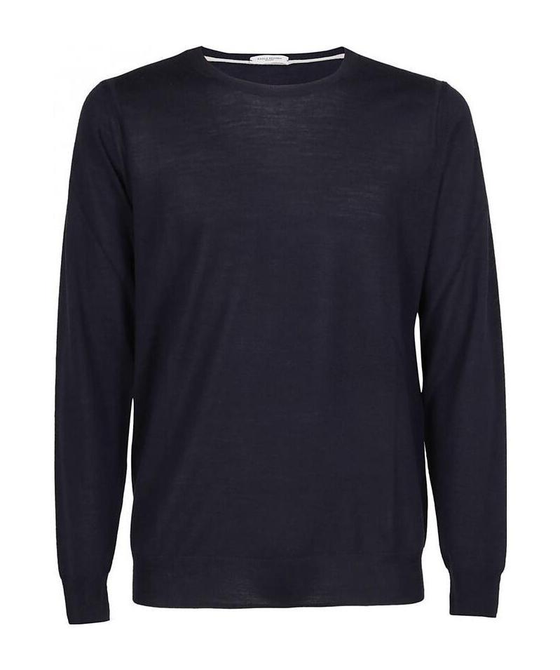 Paolo Pecora Crewneck Knit Jumper In Black