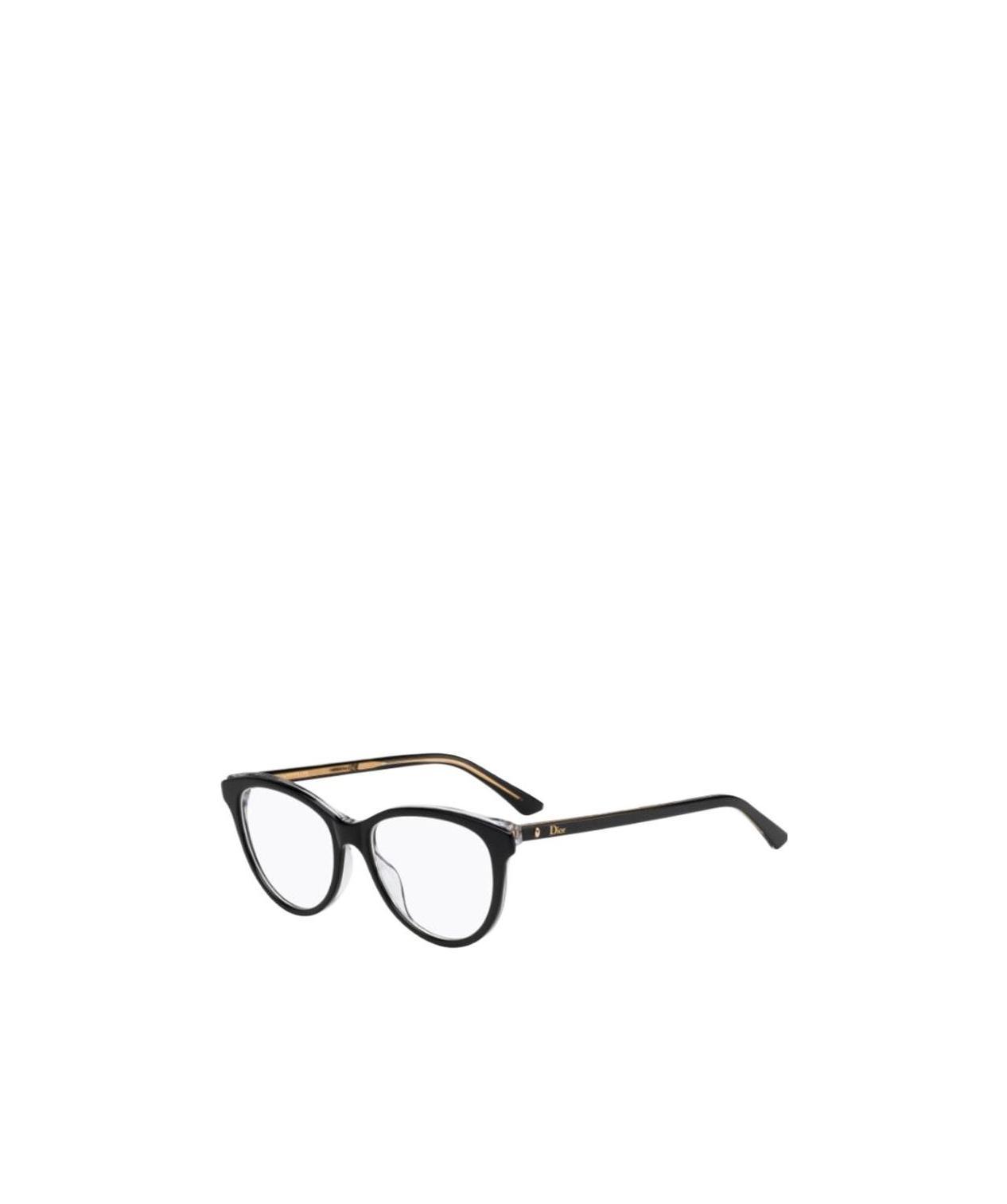 Dior Black Logo Flat Mirror In White