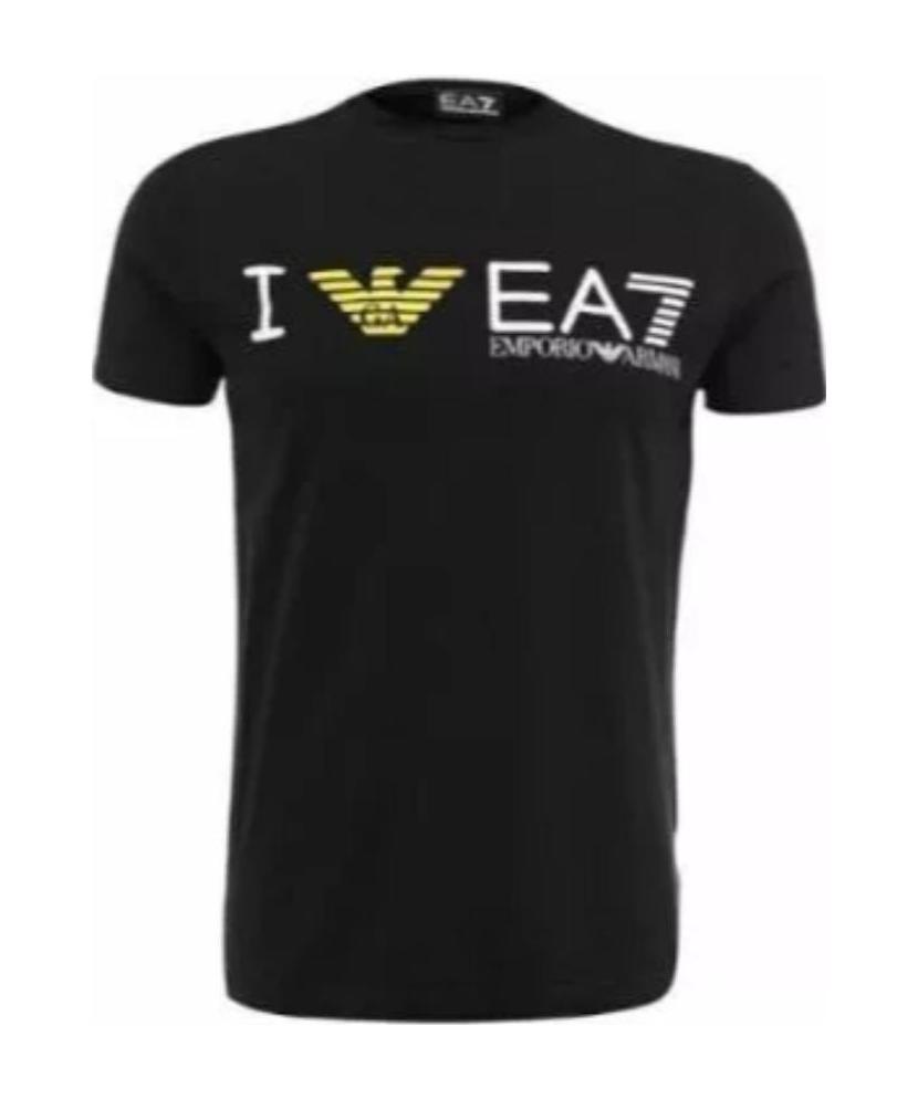 EA7 ROUND-NECKED LOGO T-SHIRT