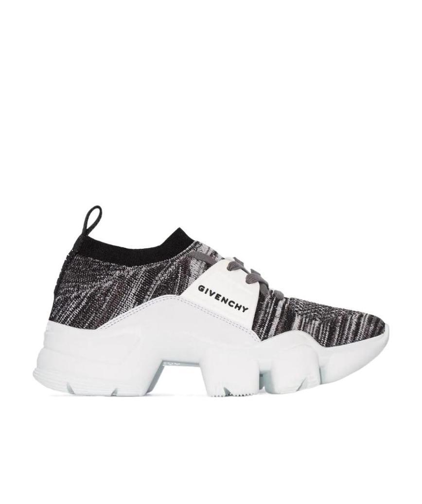 Givenchy Jaw Knit Low Top Sneakers In White