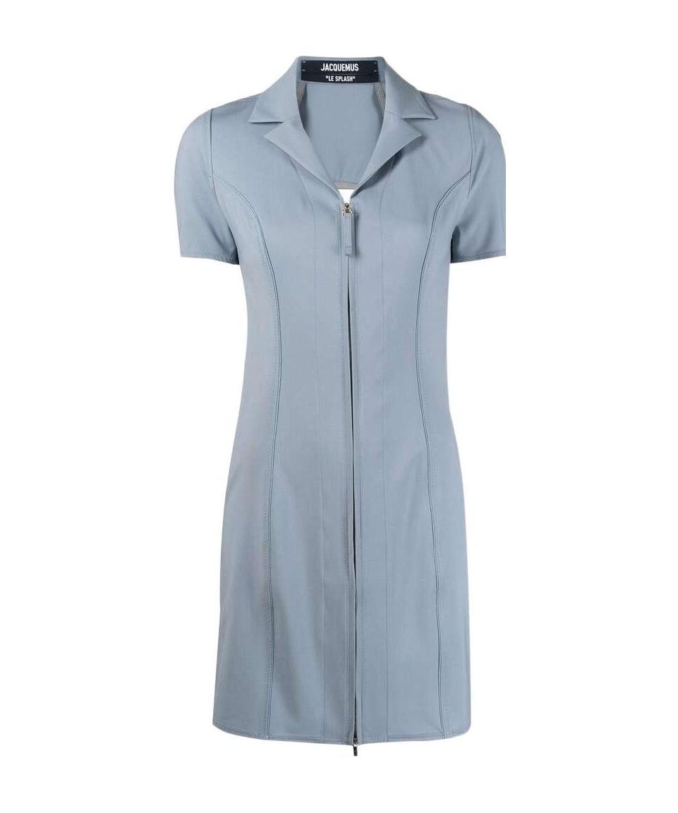 Jacquemus Tangelo Mini Tennis Dress In Blue