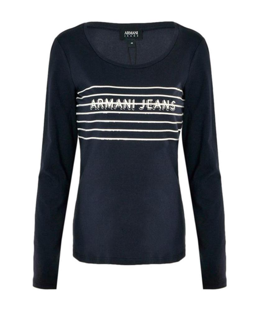 Armani Jeans Letter Printed T-shirt In White