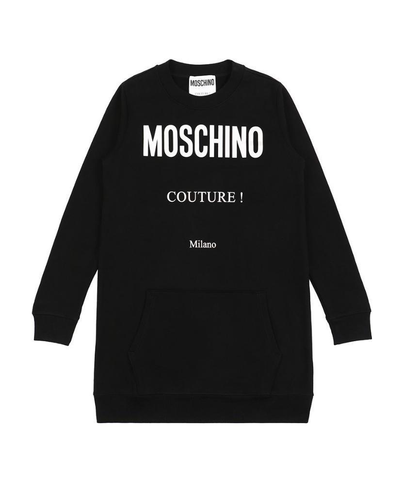 MOSCHINO ROUND-NECKED LOGO SWEATER