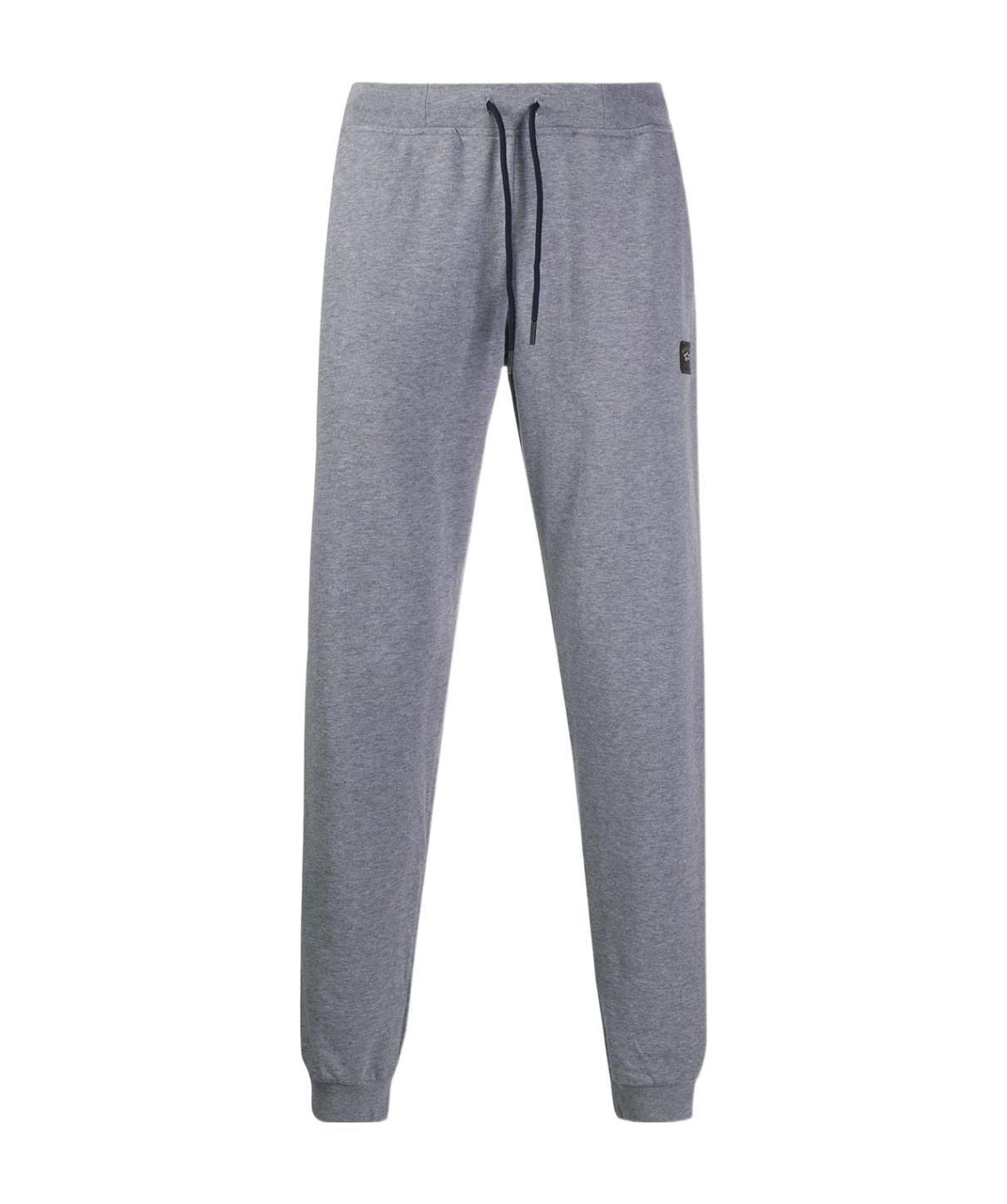 Paul & Shark Logo Patch Joggers In Gray
