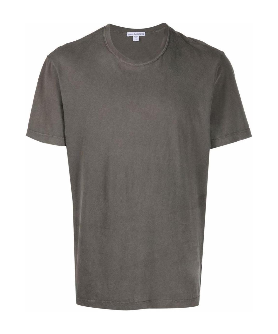 Shop James Perse Crew Neck T-shirt In Black