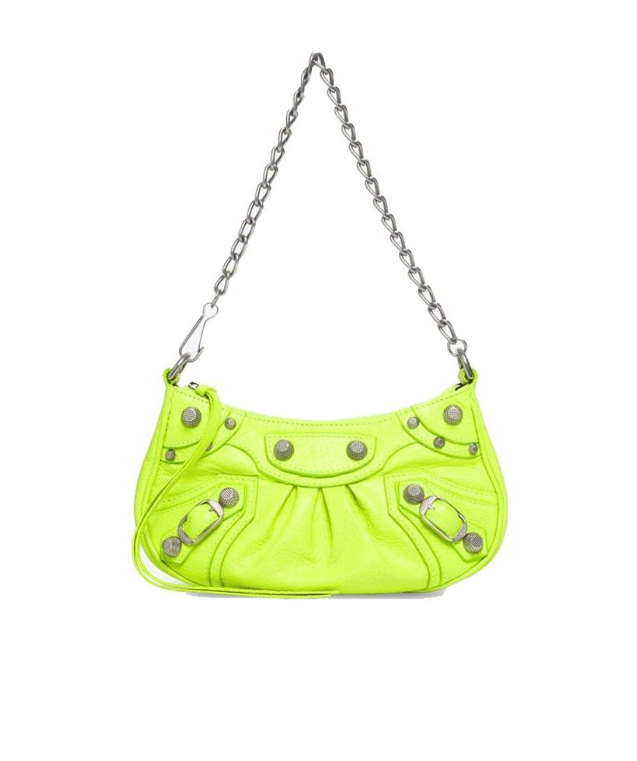 Balenciaga Le Cagole Mini Purse Bag In Yellow