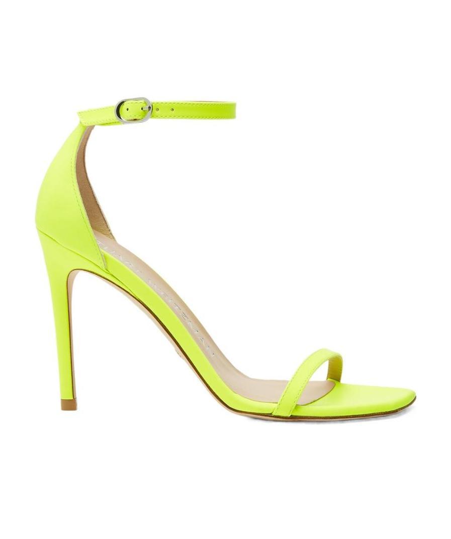 Stuart Weitzman Nudistsong Open-toe Sandals In Yellow