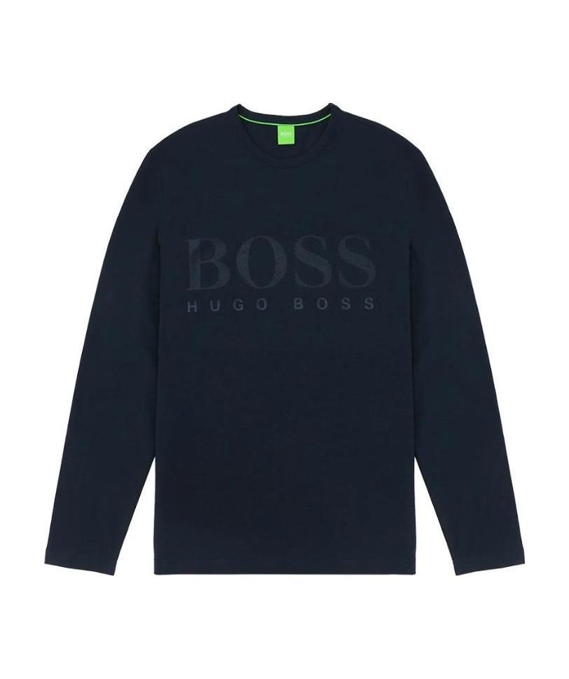 Hugo Boss Logo Printed T-shirt In Black