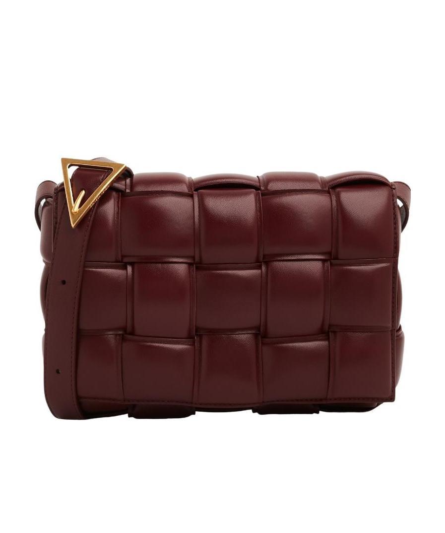 Bottega Veneta Small Padded Cassette Intrecciato Leather Crossbody Bag In Brown