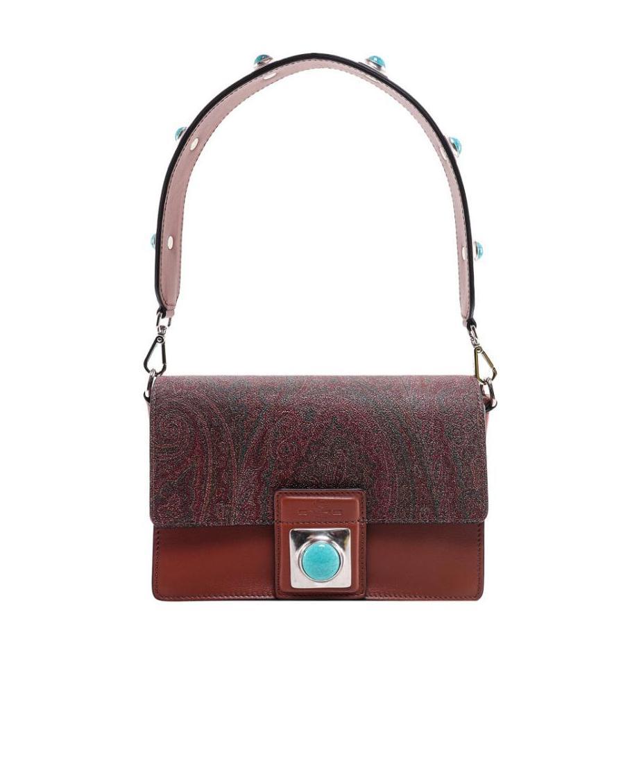 Etro Paisley-print Shoulder Bag In Red