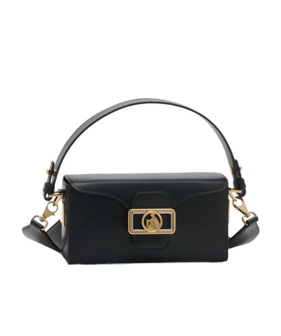 Shop Lanvin Nano Pencil Shoulder Bag In Black
