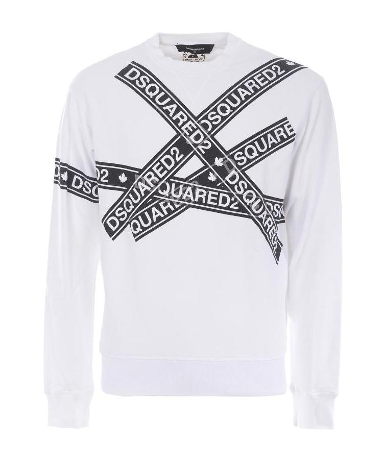 Dsquared2 Logo Sweater In White