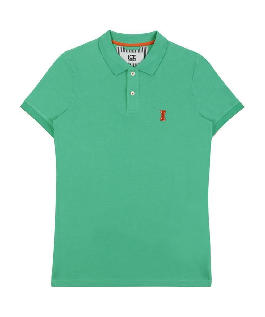 Iceberg Logo Polo Shirt In Blue