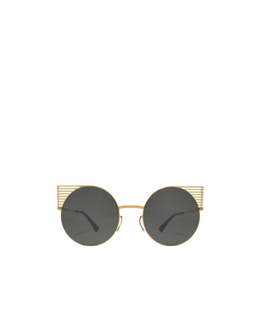 Mykita Circular Microstandard Sunglasses In Black