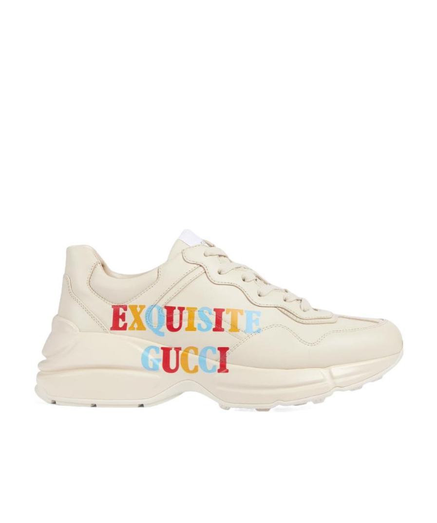 Gucci Graphic-print Low-top Sneakers In White