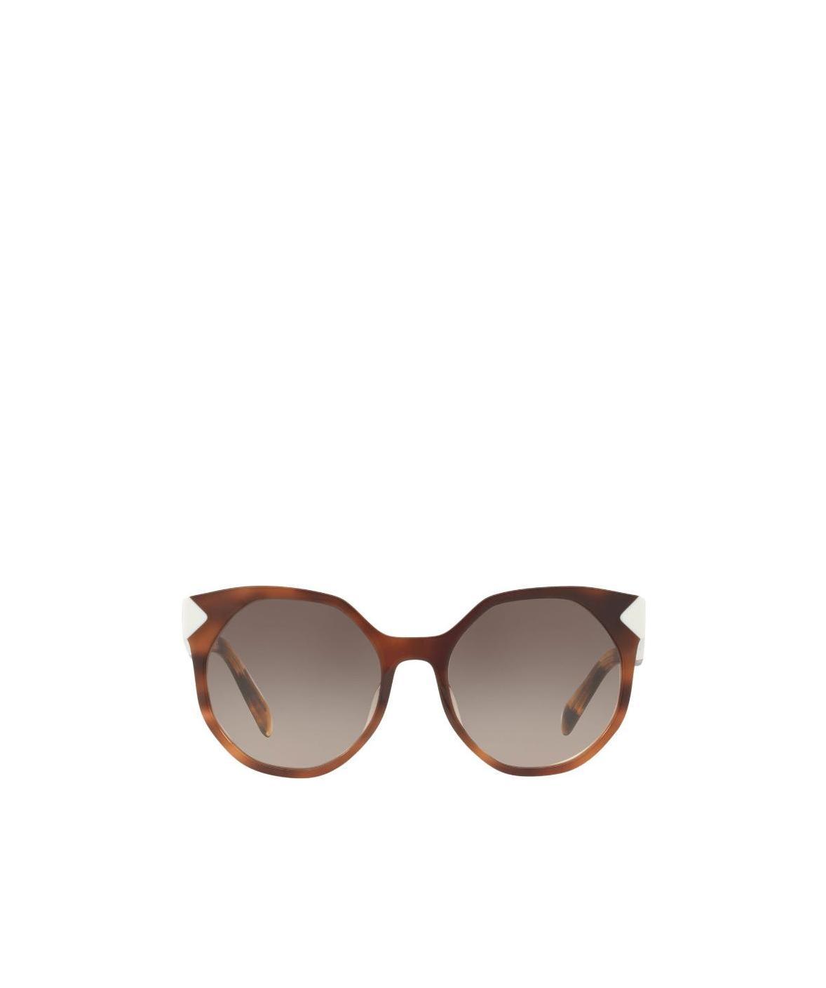 Prada Logo Sunglasses In Brown