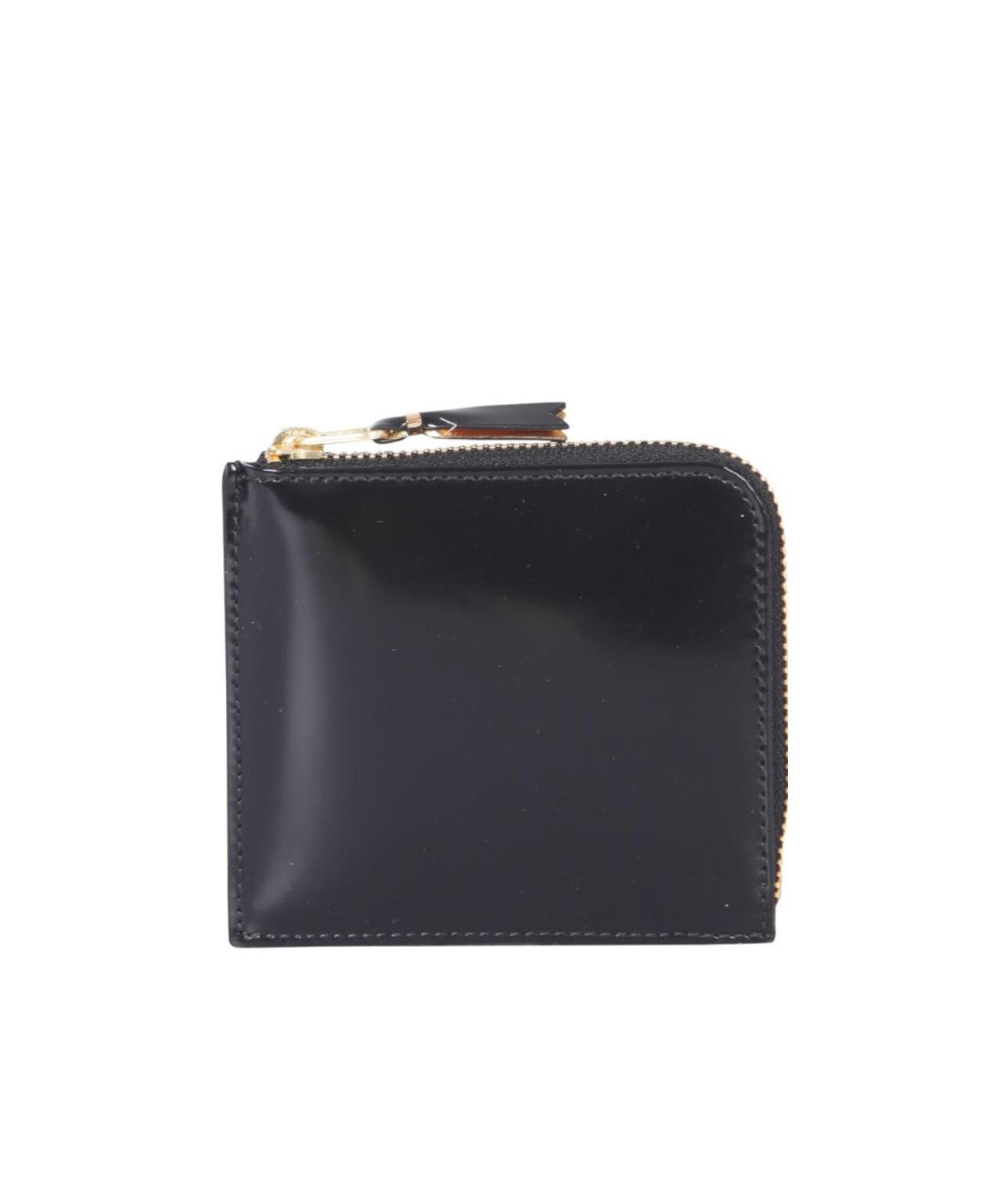 Comme Des Garçons Comme Des Garcons Wallet Glossy Patent Leather In Black