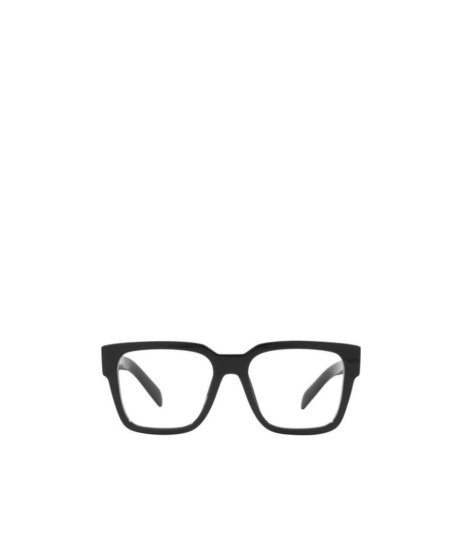 Prada Eyewear Square Frame Glasses In Black