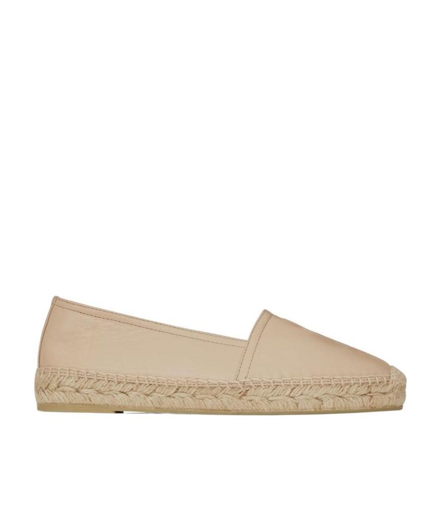 Saint Laurent Cassandre Espadrilles In Nude