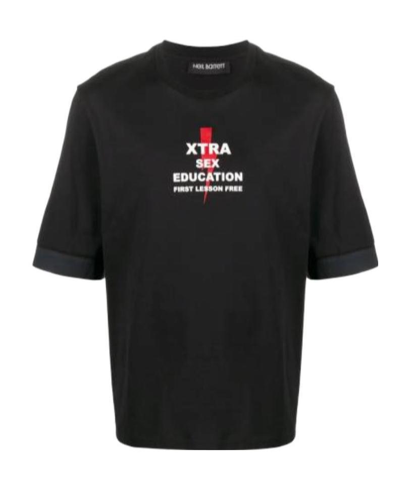 Neil Barrett Short-sleeved T-shirt In Black