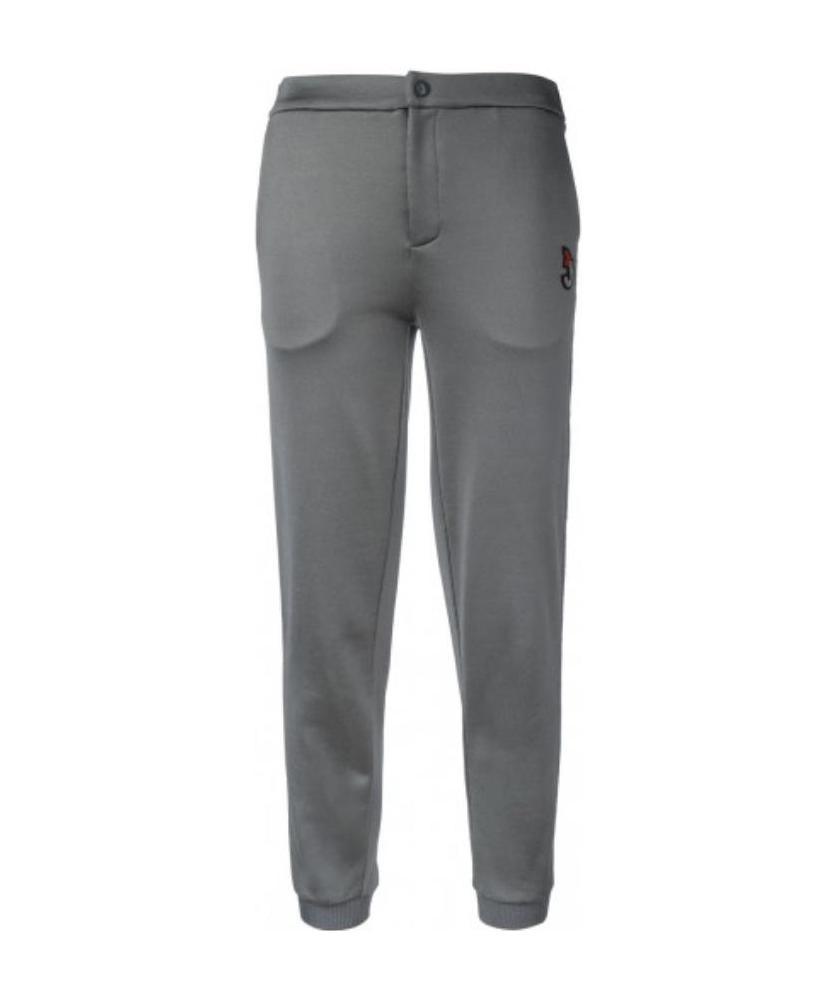 Jo No Fui Logo Casual Pants In Gray