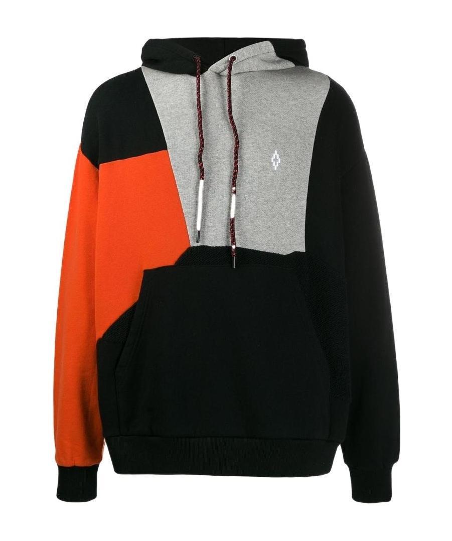 MARCELO BURLON COUNTY OF MILAN COLOR LACE-UP HOODED SWEATER