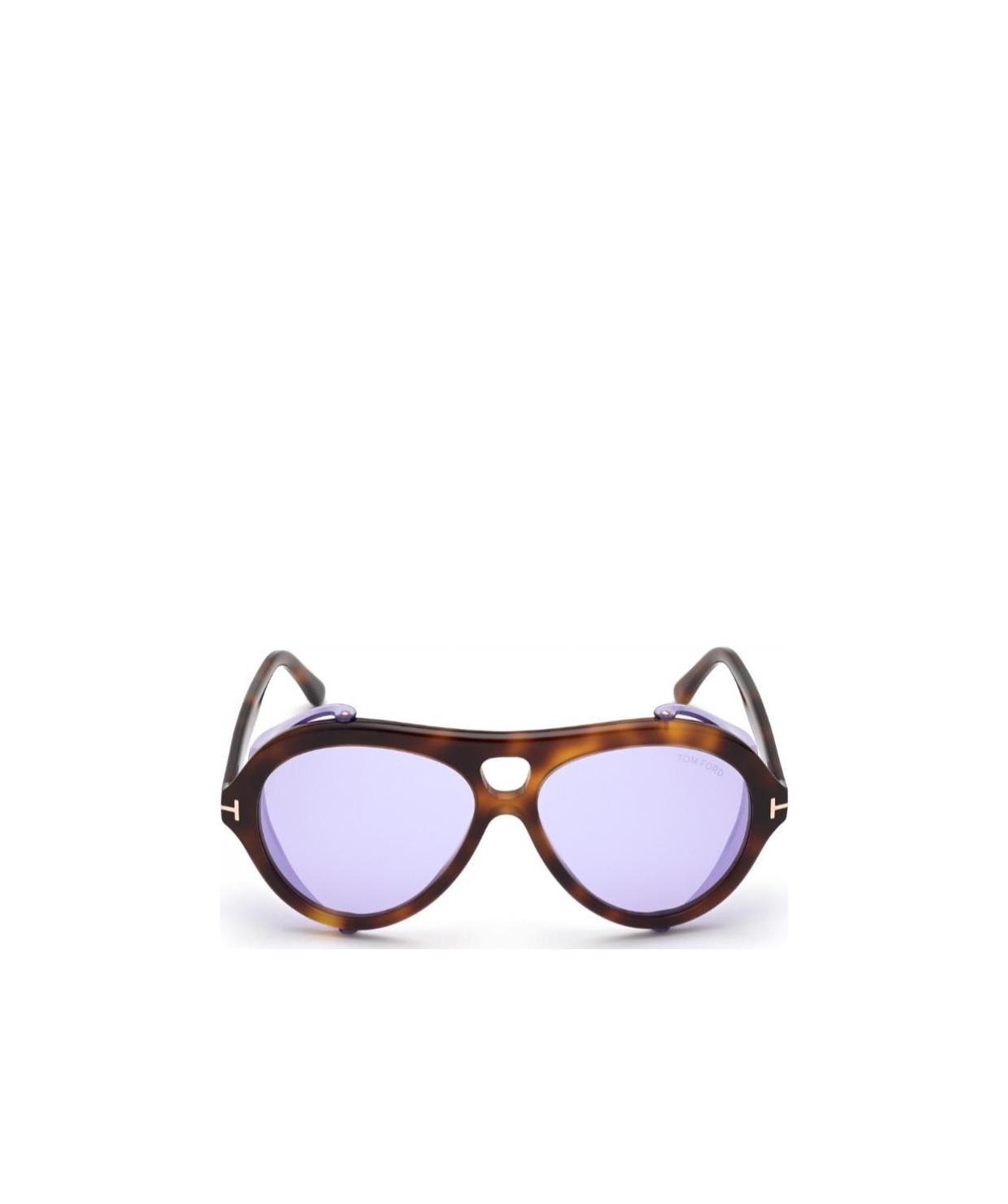 Tom Ford Ft0882 Neughman Aviator-frame Sunglasses In Blue