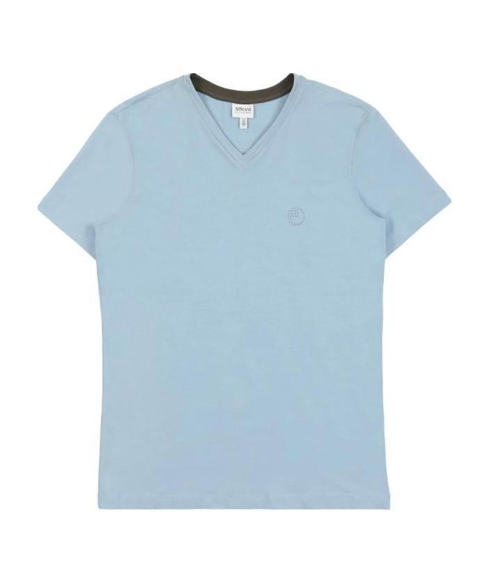 ARMANI COLLEZIONI V-NECK SHORT-SLEEVED T-SHIRT