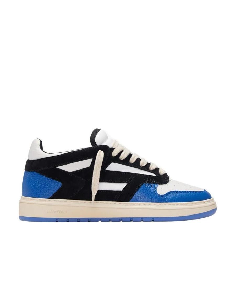 Represent Man Sneakers White Size 9 Leather In Black