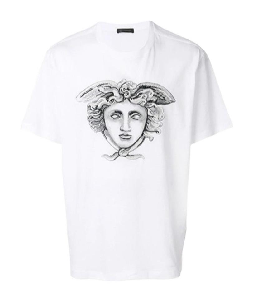 Versace Logo T-shirt In White