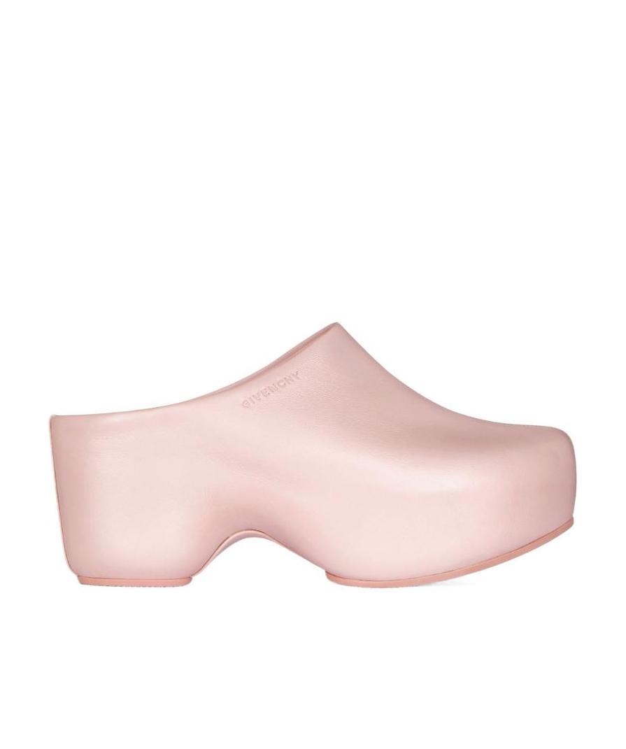 Givenchy Logo Debossed Slip-on Clogs In Light Pink