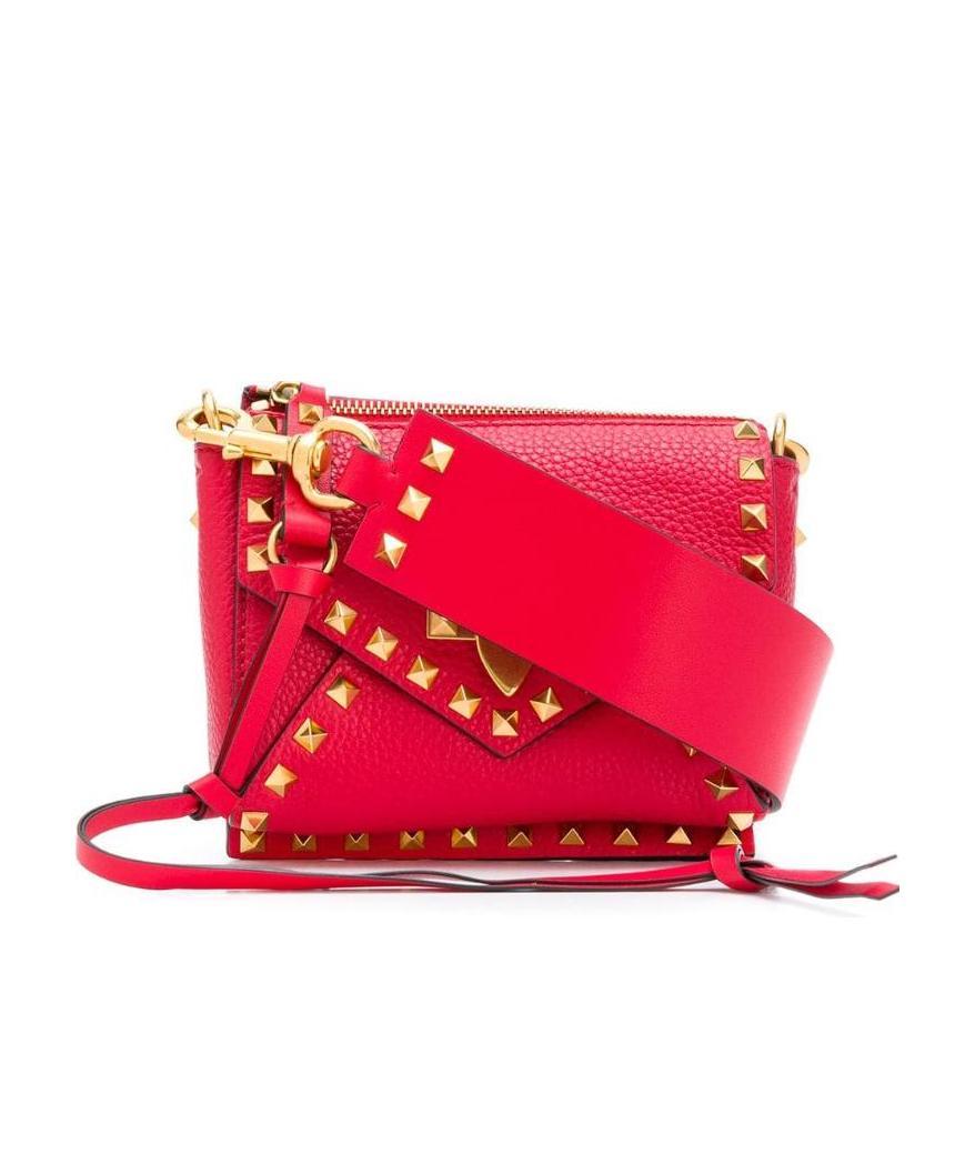 Valentino Small Spalla Shoulder Bag In Red