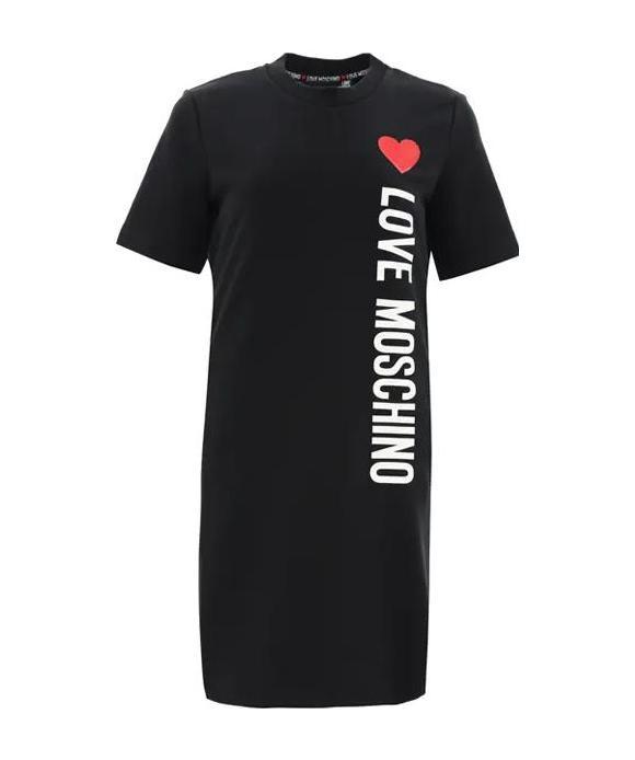 Moschino Love Lady Dress W5a0212-4165-c74 In Black