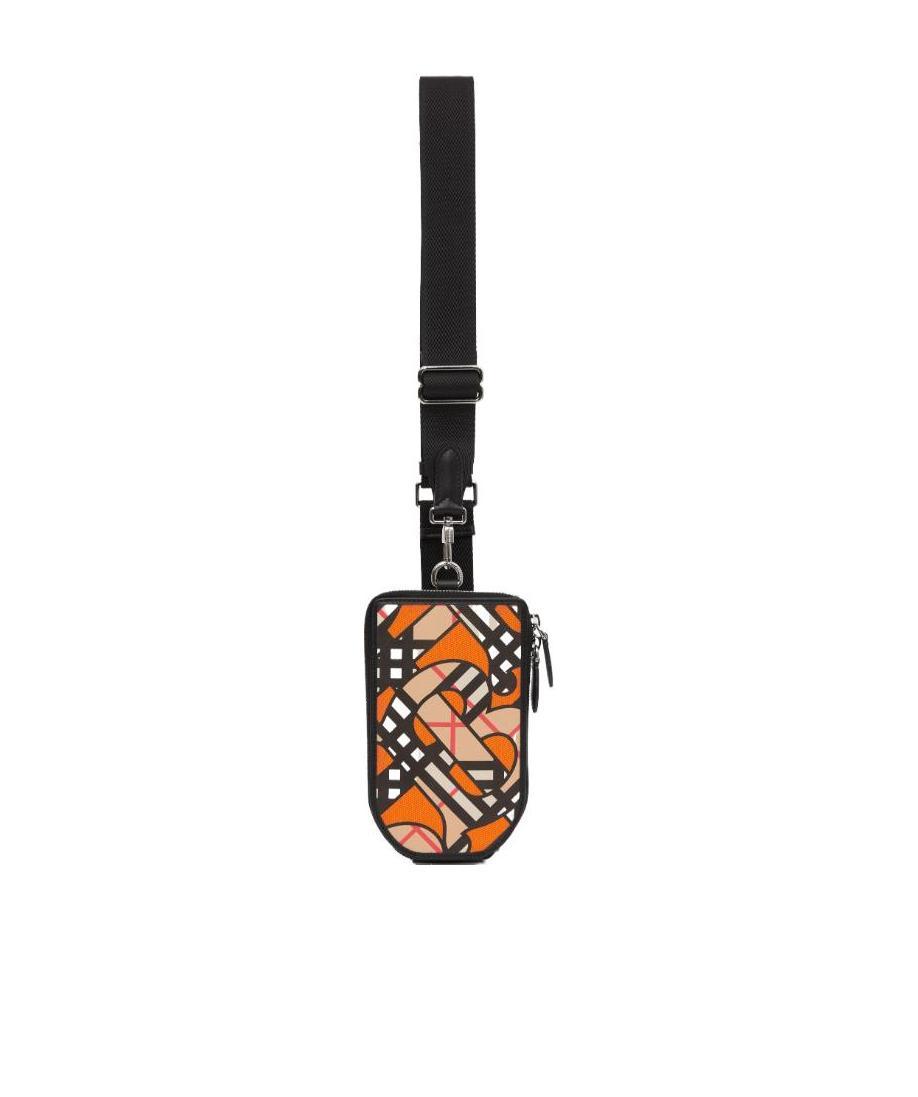 Burberry Monogram-pattern Zip-fastening Wallet In Black