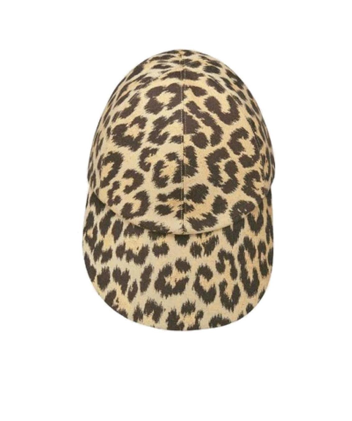Dior Leopard Print Baseball Cap