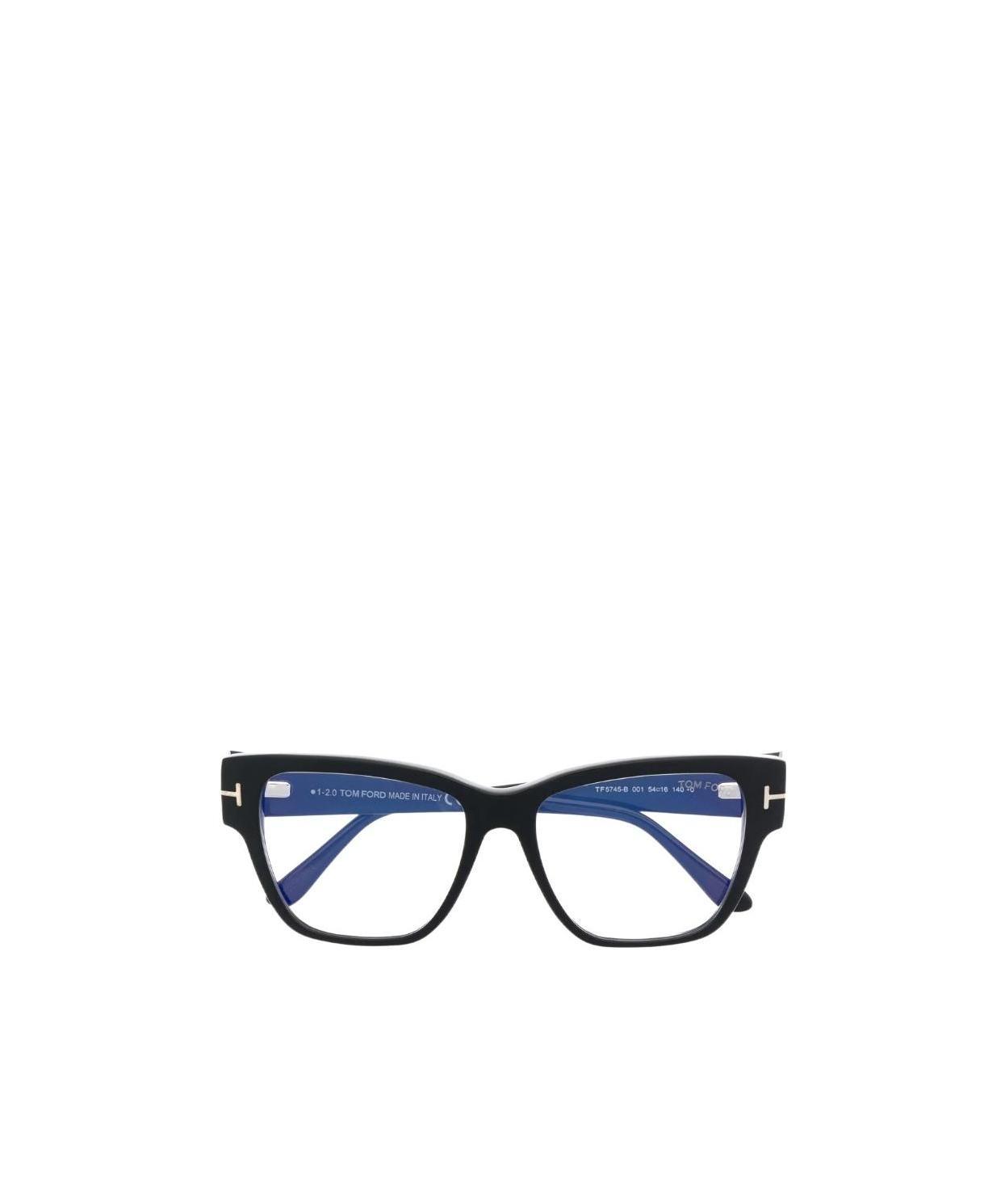 Tom Ford Ft5745b Square-frame Glasses In Blue
