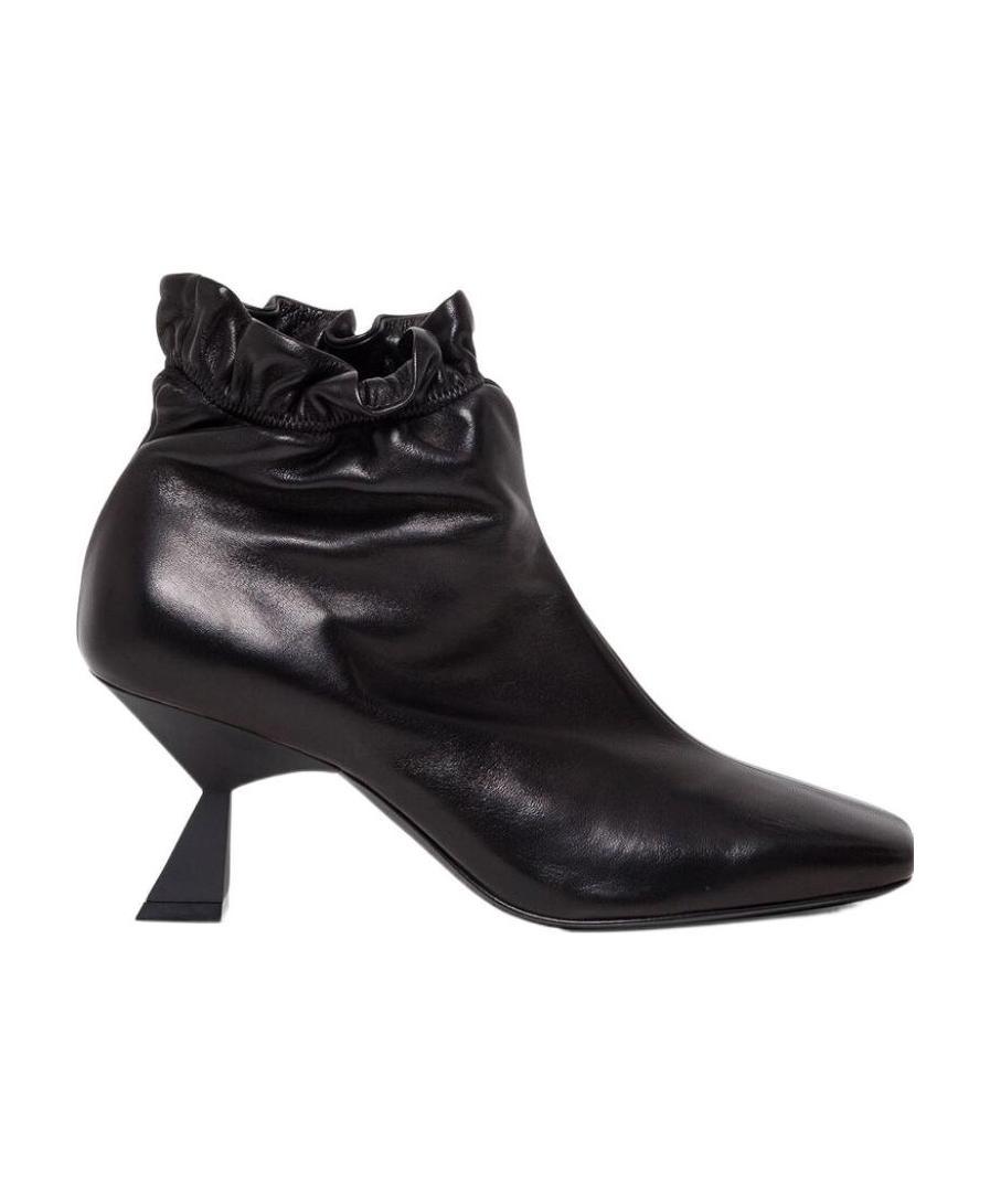 GIVENCHY SQUARE-TOE 75MM ANKLE BOOTS