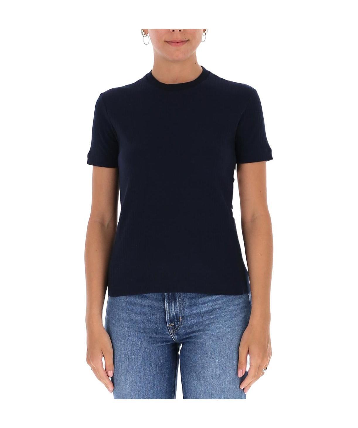 Thom Browne 4-bar Stripe T-shirt In Black