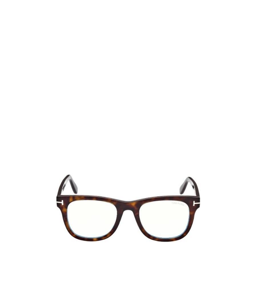 Tom Ford Eyewear Square Frame Glasses In Brown