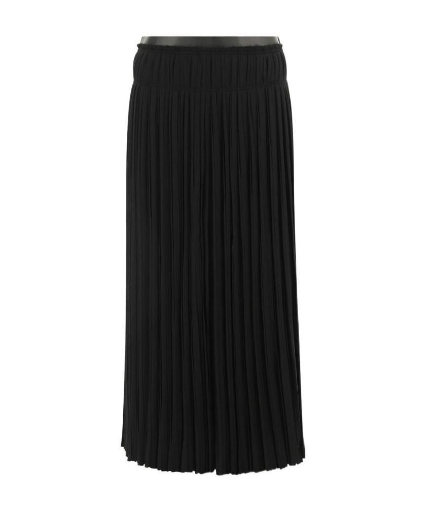 Chloé Pleated Skirt In Black