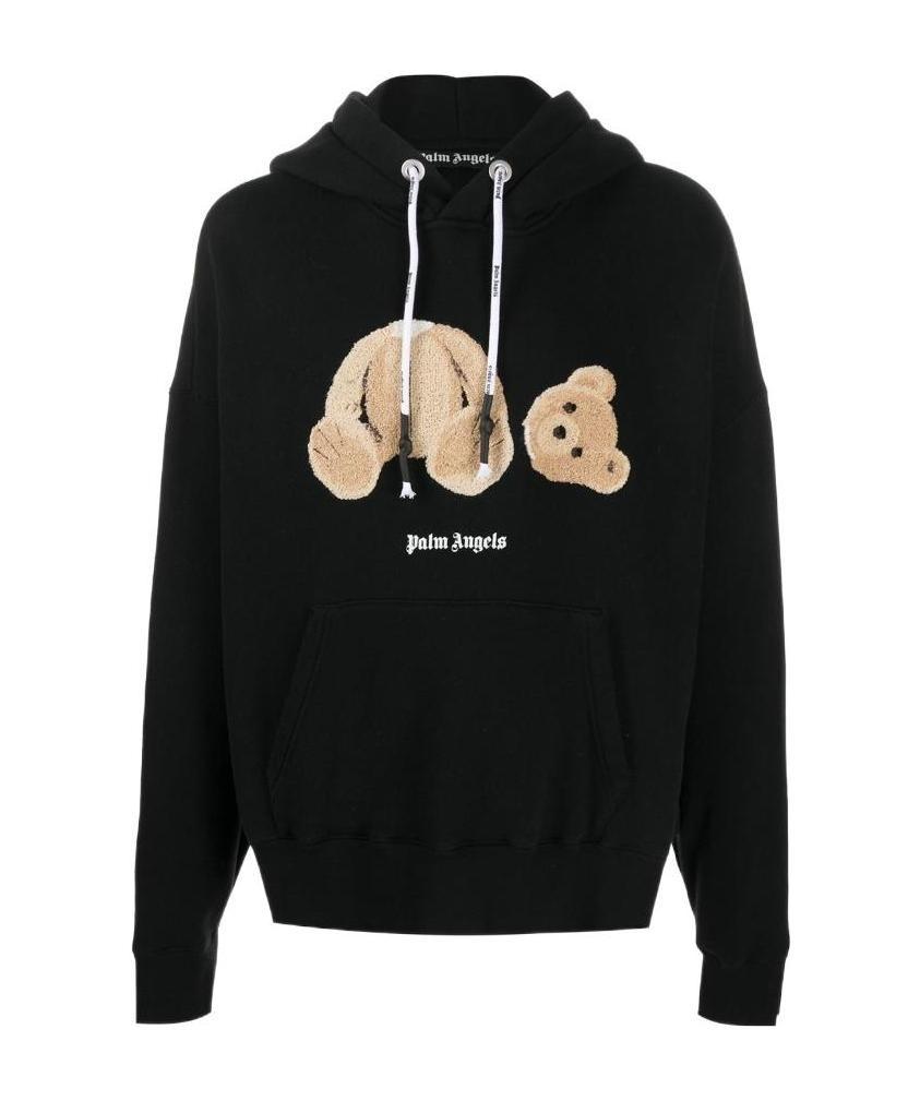PALM ANGELS BEAR-MOTIF HOODIE
