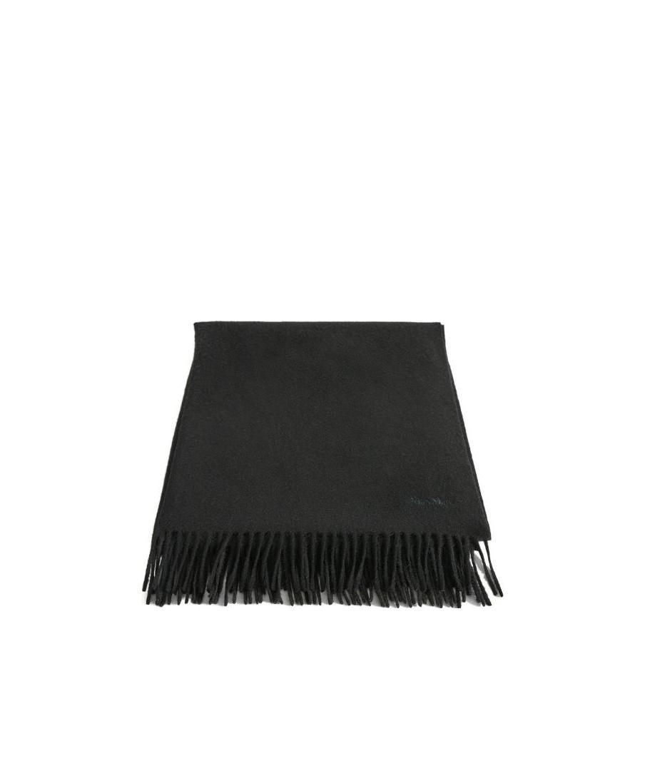 Shop Max Mara Fringed Shawl