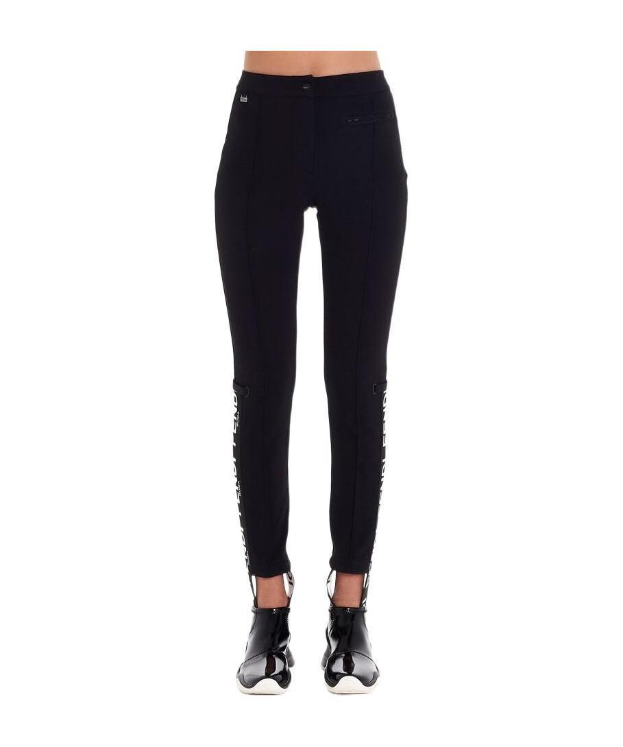 FENDI ELASTIC STRAP FEET LEGGINGS