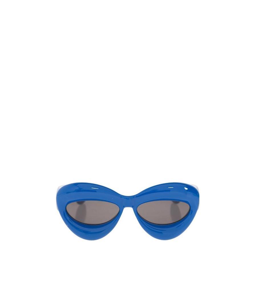 Loewe Logo Sunglasses In Blue